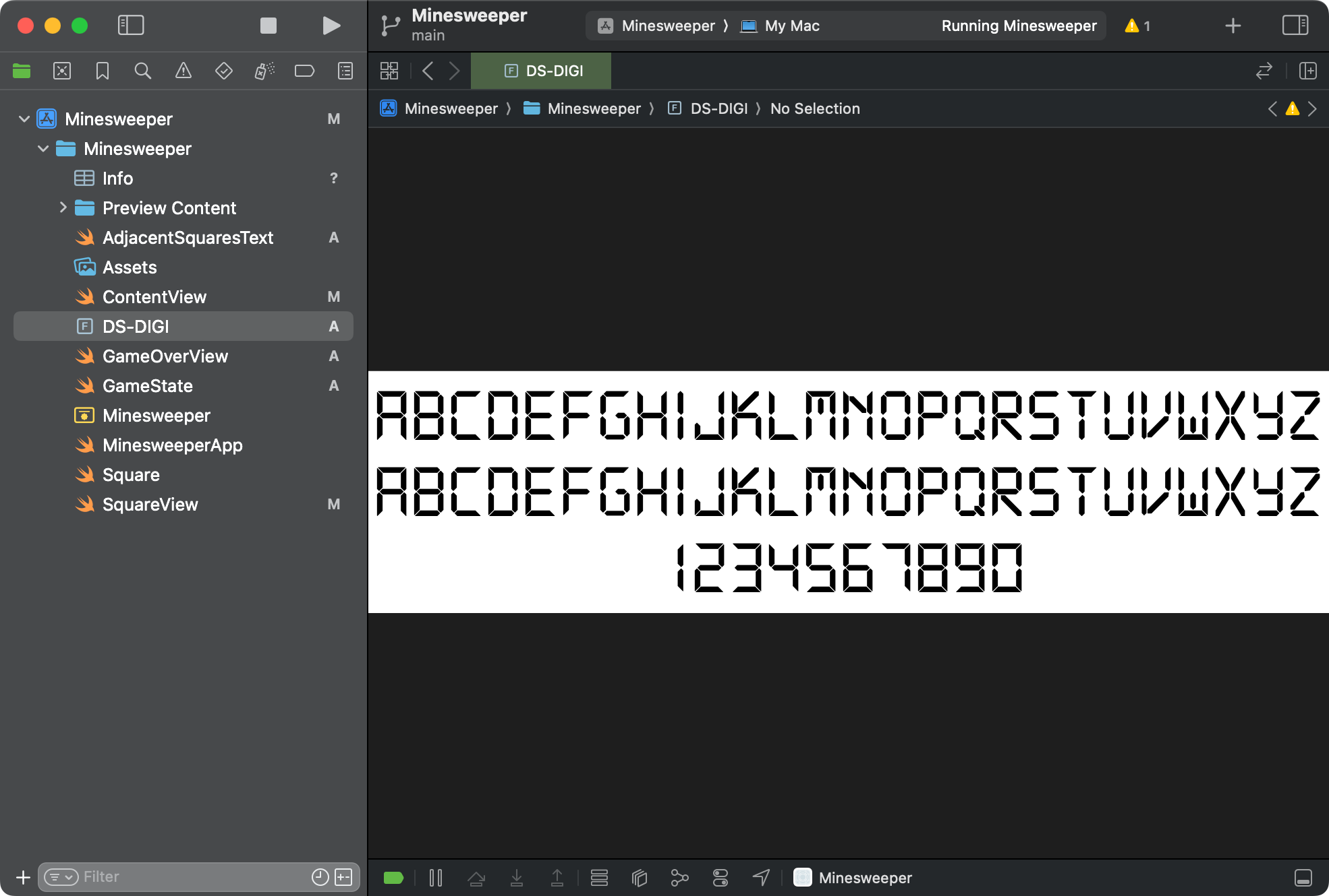 字体文件添加到项目